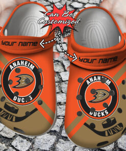 Personalized Name Logo Team Hockey Puck New Crocss Clog Shoes - livanniespoon Store