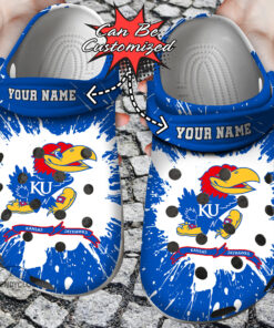 Sport Crocss Personalized Kjayhawks University Team Clog Shoes - livanniespoon Store