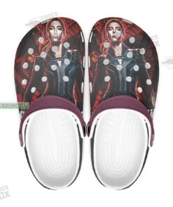 Avengers Black Widow Crocss Shoes Women's - livanniespoon Store