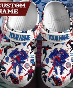 Boys Spiderman Crocss Custom Spider Man Crocss - livanniespoon Store