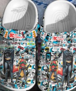 Comic Batman And Robin Crocss Shoes - livanniespoon Store