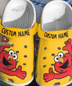 Custom Elmo Yellow Crocss Elmo Gift - livanniespoon Store