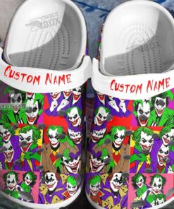 Custom Joker DC Comic Crocss - livanniespoon Store