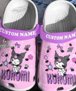 Custom Kawaii Kuromi Crocss Pink - livanniespoon Store