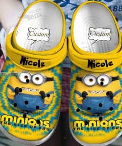Custom Minions Crocss Tie Dye Crocss - livanniespoon Store