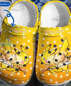 Custom Pikachu Demon Slayer Crocss - livanniespoon Store