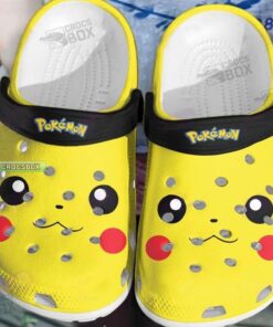 Custom Pikachu Yellow Crocss - livanniespoon Store