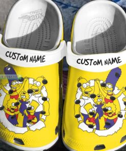 Custom Simpsons Family Crocss Shoes - livanniespoon Store