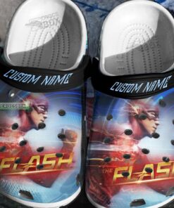 Custom The Flash Quickstep Clogs Crocss - livanniespoon Store