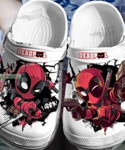 Deadpool White Crocss Kids - livanniespoon Store