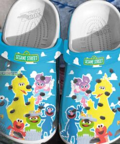 Elmo's World Crocss Blue - livanniespoon Store