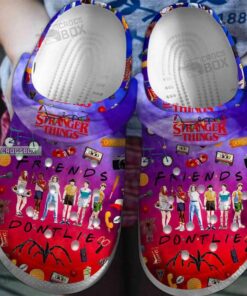 Friends Dont Lie Stranger Things Movie Crocss - livanniespoon Store