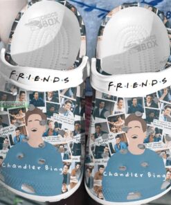 Friends chandler bing Crocss Shoes - livanniespoon Store