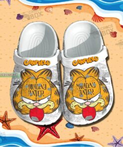Funny Garfield Monday Hater Crocss Shoes - livanniespoon Store