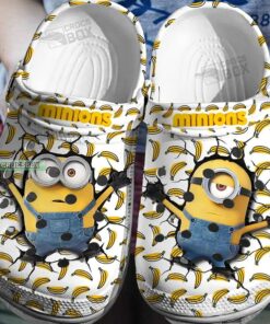 Funny Minion Banana Themed Crocss - livanniespoon Store