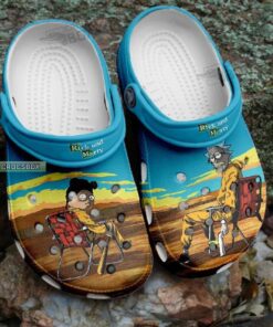 Funny Rick And Morty Breaking Bed Crocss - livanniespoon Store