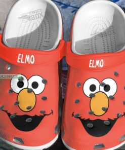Furry Friend Elmo Crocss Red - livanniespoon Store