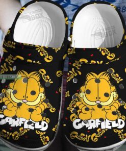 Garfield's Lazy Day Crocss Black - livanniespoon Store
