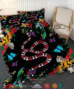 Gucci Snake Animal Quilt Bedding Set -livanniespoon Store