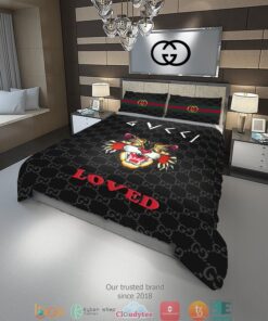 Gucci Tiger Love Quilt Bedding Set -livanniespoon Store