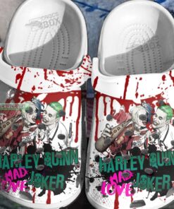 Harley Quinn And Joker Mad Love Crocss - livanniespoon Store