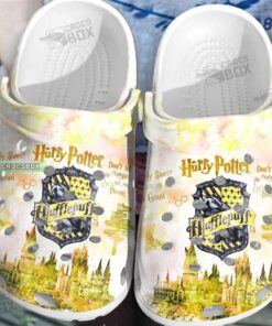 Hufflepuff Vintage Crocss Harry Potter Gift For Women - livanniespoon Store
