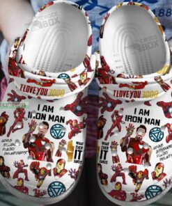 I Am Iron Man Crocss White - livanniespoon Store