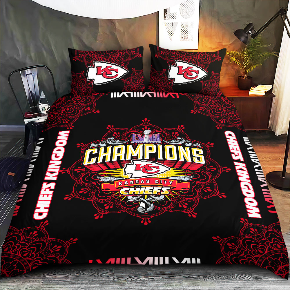 Kansas City Chiefs Bedding Set Vandh 2383 -livanniespoon Store