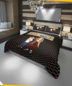 Rick and Morty Gucci bedding set -livanniespoon Store