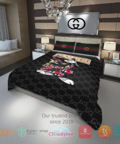Bugs Bunny Kingsnake Gucci black Bedding Set -livanniespoon Store