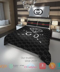 Diamond Gucci logo Bedding Set -livanniespoon Store