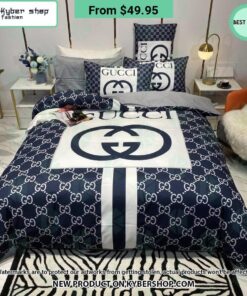 Gucci blue Bedding Set -livanniespoon Store