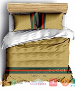 Gucci brand dark yellow Bedding Set -livanniespoon Store