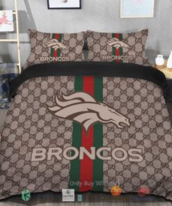 BEST Gucci Denver Broncos Bedding Set -livanniespoon Store