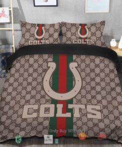 BEST Gucci Indianapolis Colts Bedding Set -livanniespoon Store