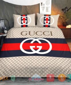Gucci logo Italian High-end Brand Bedding Set -livanniespoon Store