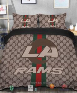 BEST Gucci Los Angeles Rams Bedding Set -livanniespoon Store