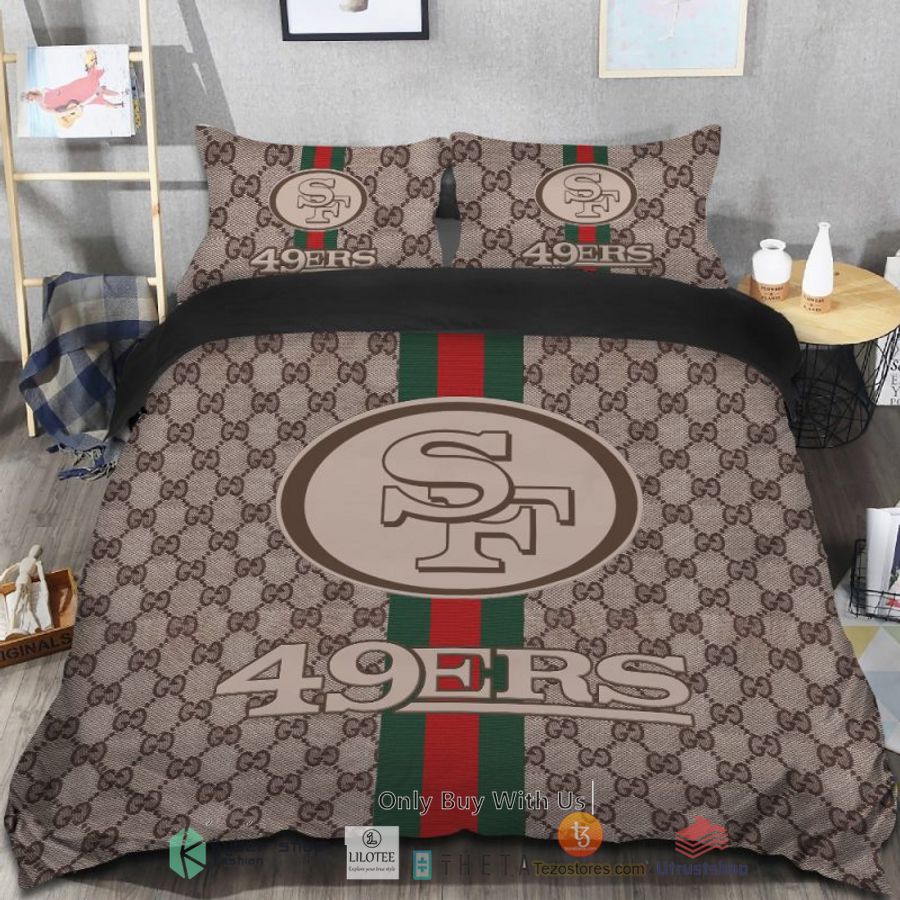 BEST Gucci San Francisco 49ers Bedding Set -livanniespoon Store