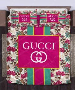 Gucci Sugar Skull Luxury Bedding Sets -livanniespoon Store