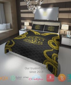 Italian Luxury Brand Gucci Snake Bedding Set -livanniespoon Store
