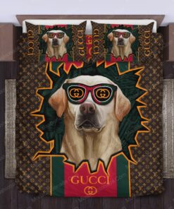Labrador Retrievers Gucci Luxury Bedding Sets -livanniespoon Store
