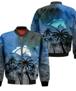 Alabama Huntsville Chargers Bomber Jacket 3D Printed Coconut Tree Tropical Grunge - livanniespoon Store
