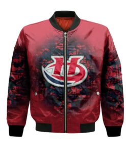 Lethbridge Hurricanes Bomber Jacket 3D Printed Camouflage Vintage - livanniespoon Store