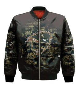 Manitoba Bisons Bomber Jacket 3D Printed Camouflage Vintage - livanniespoon Store