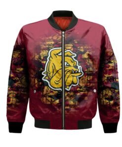 Minnesota-Duluth Bulldogs Bomber Jacket 3D Printed Camouflage Vintage - livanniespoon Store