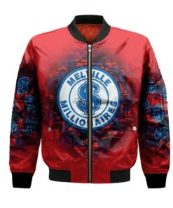 Melville Millionaires Bomber Jacket 3D Printed Camouflage Vintage - livanniespoon Store