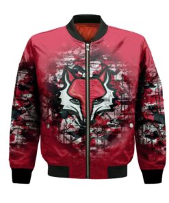 Marist Red Foxes Bomber Jacket 3D Printed Camouflage Vintage - livanniespoon Store