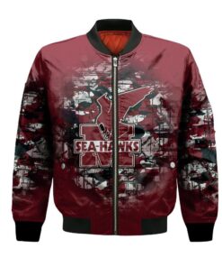 Memorial Sea-Hawks Bomber Jacket 3D Printed Camouflage Vintage - livanniespoon Store