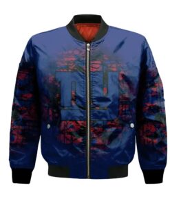 New York Giants Bomber Jacket 3D Printed Camouflage Vintage - livanniespoon Store