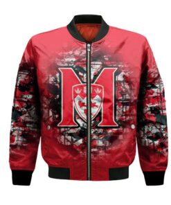 Mcgill Redmen Bomber Jacket 3D Printed Camouflage Vintage - livanniespoon Store